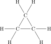 \chemfig{H-C(-[:-120]H)(-[:60]C(-[:60]H)(-[:120]H)-[:-60]\phantom{C?})-C?(-[:-60]H)-H}