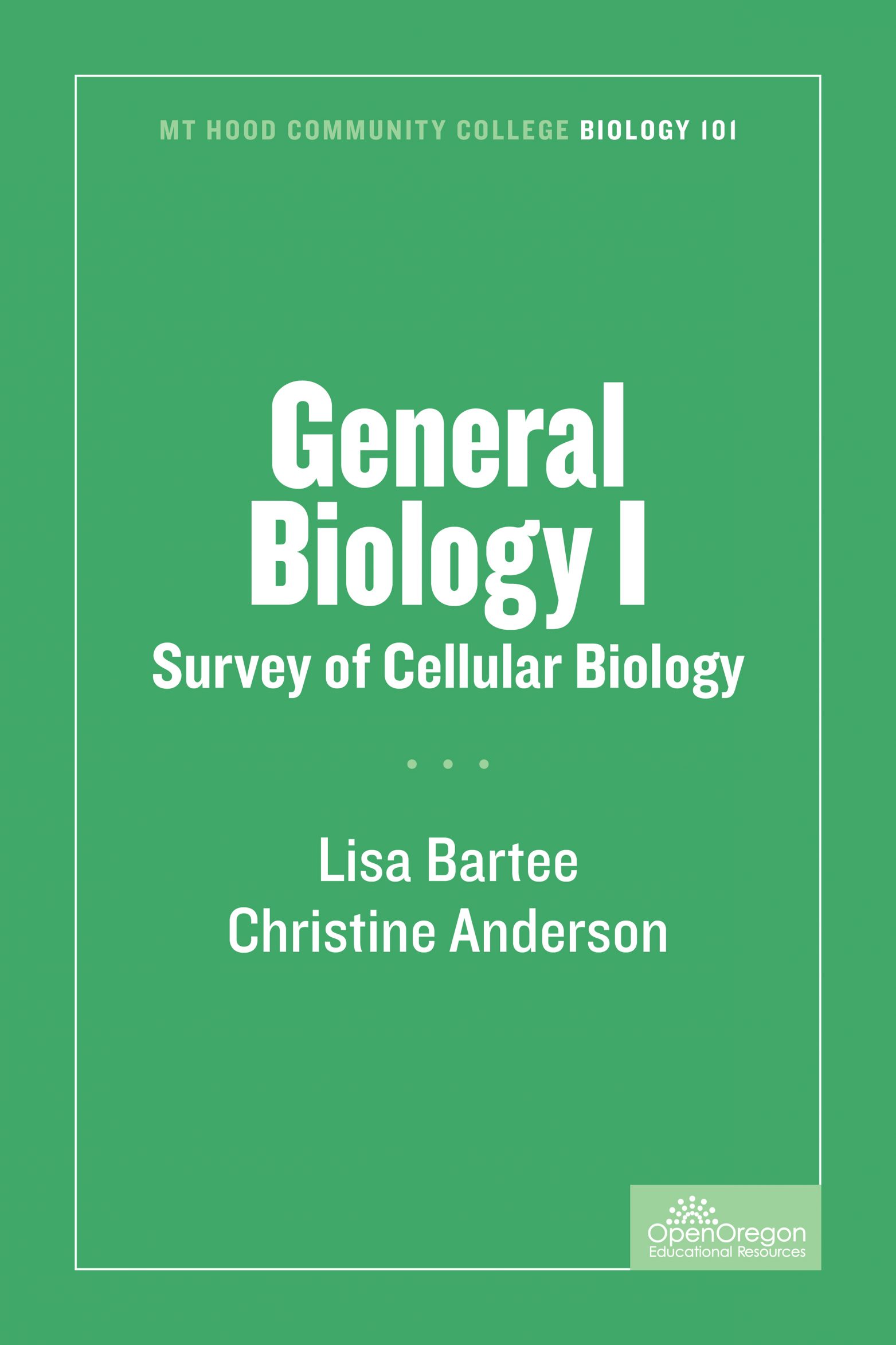 Mt Hood Community College Biology 101