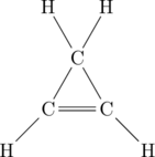 \chemfig{C(-[:-135]H)(-[:60]C?(-[:60]H)(-[:120]H))=C(-[:-45]H)(-[:120]\phantom{C?})}