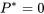 P^*=0