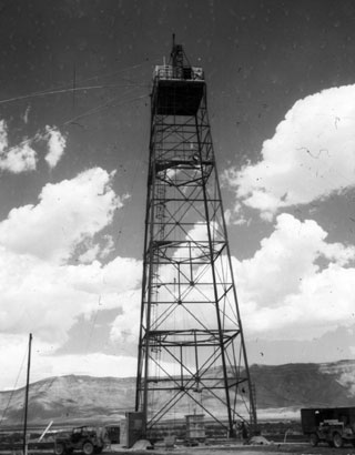 Tower for the Trinity Test