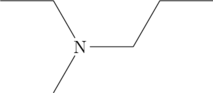 \chemfig{N(-[:120]-[:180])(-[:-120])--[:60]-}