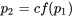 p_2=cf(p_1)