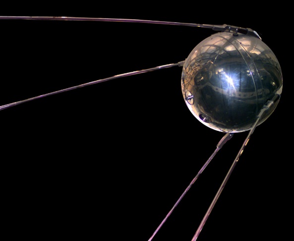 A replica of Sputnik 1 at the U.S. National Air and Space Museum