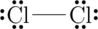 \Large \chemfig{\Lewis{2:4:6:,Cl}-\Lewis{0:2:6:,Cl}}