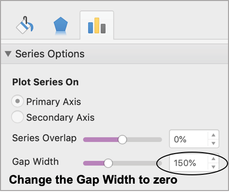 Gap Width Dialogue Box