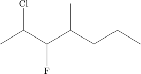 \chemfig{-[:30](-[:90]Cl)-[:-30](-[:-90]F)-[:30](-[:90])-[:-30]-[:30]-[:-30]}