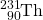 \ce{^231_90Th}