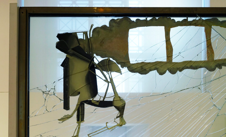 Duchamp, “The Large Glass, detail with Bride" 