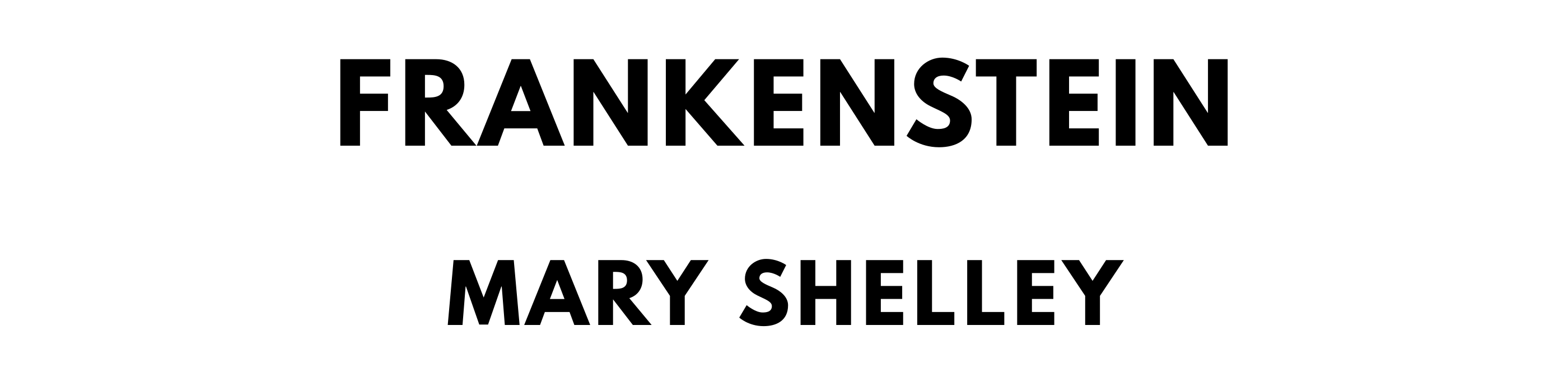 The titlepage for the Standard Ebooks edition of Frankenstein, by Mary Shelley