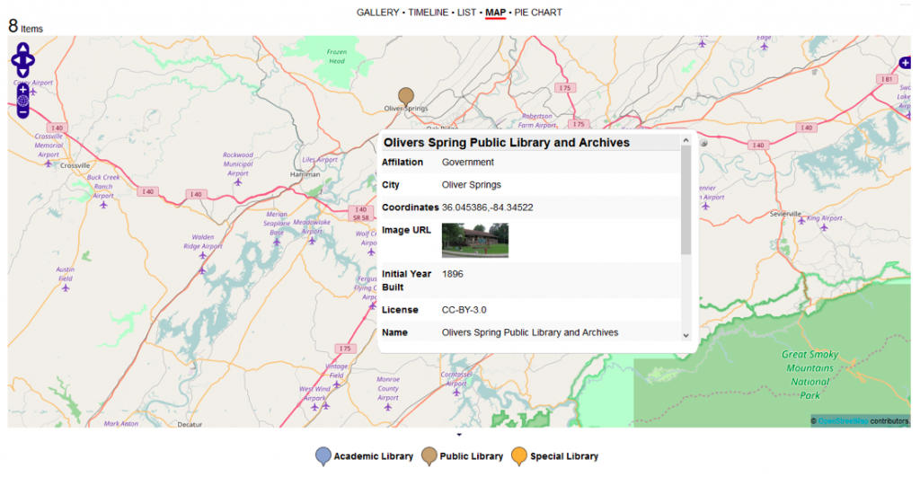 Figure 4 depicts an image of map with pop-up text
