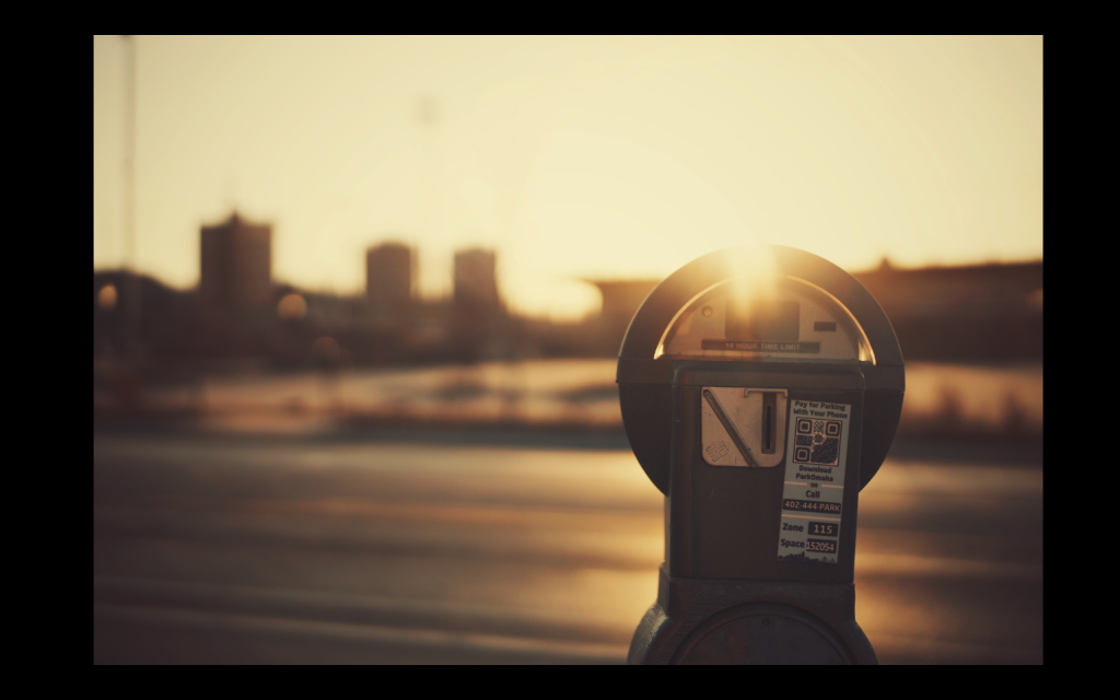 A parking meter