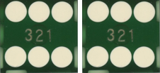 A pair of dice showing double-sixes.