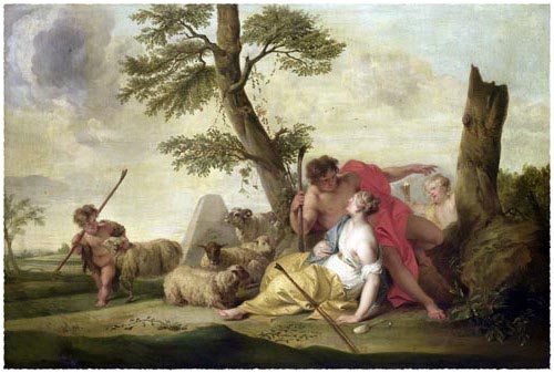 Paris and Oenone,  Jacob de Wit