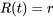 R(t)=r