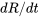 dR/dt