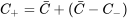 C_+=\bar{C}+(\bar{C}-C_-)