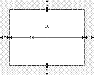 rectangular garden with uniform width pass