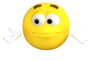 An emoji debating possibilities expression.