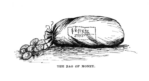 The bag of money.