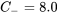 C_-=8.0