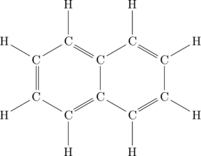 \chemfig{C*6((-H)-C(-H)=C*6(-C(-H)=C(-H)-C(-H)=C?(-H))-C?=C(-H)-C(-H)=)}