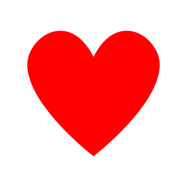 Heart with solid fill