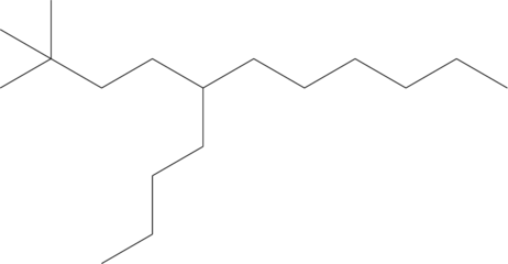 \chemfig{-[:-30](-[:-150])(-[:90])-[:-30]-[:30]-[:-30](-[:-90]-[:-150]-[:-90]-[:-150])-[:30]-[:-30]-[:30]-[:-30]-[:30]-[:-30]}
