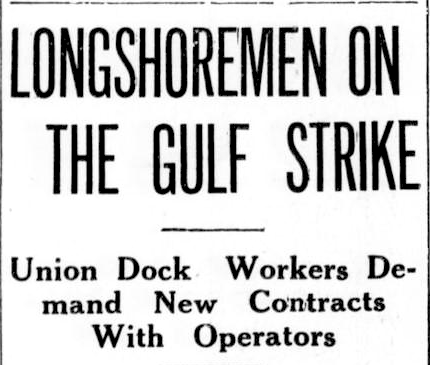 A newspaper headline announces the strike