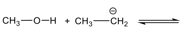 CH3OH + (CH3CH2-) =