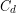 C_d