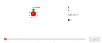 Activity 2.3 Follow the link to see atomic structure and electron distribution in orbital shells. You can try with up to 20 electrons by sliding the red dot at eth bottom of the atom. It is not a goal of this learning objective to describe what happens after 20 electrons, as it becomes more complex. 