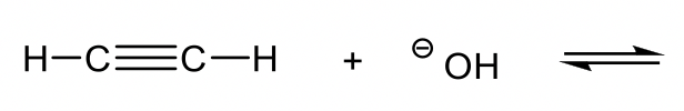C2H2 + OH (O has a negative charge) =