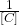 \frac{1}{[C]}