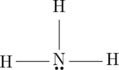 \chemfig{H-\Lewis{6:,N}(-[:90]H)-[:0]H}