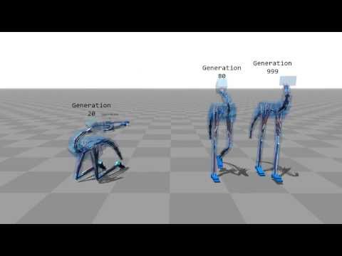 Thumbnail for the embedded element "Flexible Muscle-Based Locomotion for Bipedal Creatures"