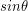 sin\theta