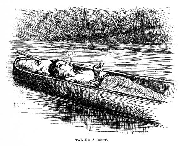 Taking a rest.