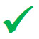 Green check mark