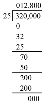 Long division step 14