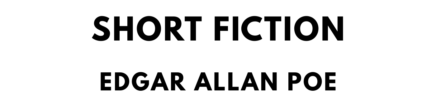 The titlepage for the Standard Ebooks edition of Short Fiction, by Edgar Allan Poe