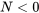 N<0