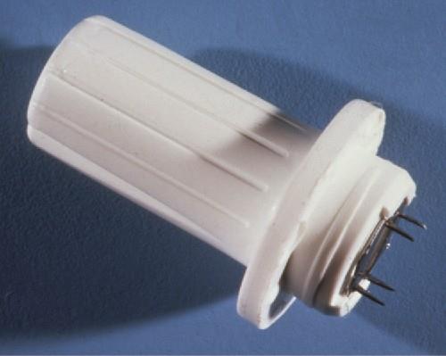 The modern version of Pirquet’s scarification is the tine test, which uses devices like this to administer tuberculin antigen into the skin, usually on the inside of the forearm. The tine test is considered less reliable than the Mantoux test. (credit: modification of work by the Centers for Disease Control and Prevention)