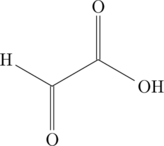\chemfig{H-[:-30](=[:-90]O)-[:30](=[:90]O)-[:-30]OH}