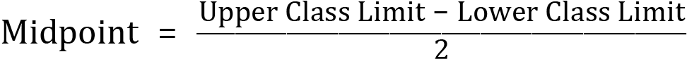 <mml:math xmlns:mml="http://www.w3.org/1998/Math/MathML" xmlns:m="http://schemas.openxmlformats.org/officeDocument/2006/math" display="block"><mml:mi mathvariant="normal">M</mml:mi><mml:mi mathvariant="normal">i</mml:mi><mml:mi mathvariant="normal">d</mml:mi><mml:mi mathvariant="normal">p</mml:mi><mml:mi mathvariant="normal">o</mml:mi><mml:mi mathvariant="normal">i</mml:mi><mml:mi mathvariant="normal">n</mml:mi><mml:mi mathvariant="normal">t</mml:mi><mml:mo>=</mml:mo><mml:mfrac><mml:mrow><mml:mi mathvariant="normal">U</mml:mi><mml:mi mathvariant="normal">p</mml:mi><mml:mi mathvariant="normal">p</mml:mi><mml:mi mathvariant="normal">e</mml:mi><mml:mi mathvariant="normal">r</mml:mi><mml:mi mathvariant="normal"> </mml:mi><mml:mi mathvariant="normal">C</mml:mi><mml:mi mathvariant="normal">l</mml:mi><mml:mi mathvariant="normal">a</mml:mi><mml:mi mathvariant="normal">s</mml:mi><mml:mi mathvariant="normal">s</mml:mi><mml:mi mathvariant="normal"> </mml:mi><mml:mi mathvariant="normal">L</mml:mi><mml:mi mathvariant="normal">i</mml:mi><mml:mi mathvariant="normal">m</mml:mi><mml:mi mathvariant="normal">i</mml:mi><mml:mi mathvariant="normal">t</mml:mi><mml:mo>-</mml:mo><mml:mi mathvariant="normal">L</mml:mi><mml:mi mathvariant="normal">o</mml:mi><mml:mi mathvariant="normal">w</mml:mi><mml:mi mathvariant="normal">e</mml:mi><mml:mi mathvariant="normal">r</mml:mi><mml:mi mathvariant="normal"> </mml:mi><mml:mi mathvariant="normal">C</mml:mi><mml:mi mathvariant="normal">l</mml:mi><mml:mi mathvariant="normal">a</mml:mi><mml:mi mathvariant="normal">s</mml:mi><mml:mi mathvariant="normal">s</mml:mi><mml:mi mathvariant="normal"> </mml:mi><mml:mi mathvariant="normal">L</mml:mi><mml:mi mathvariant="normal">i</mml:mi><mml:mi mathvariant="normal">m</mml:mi><mml:mi mathvariant="normal">i</mml:mi><mml:mi mathvariant="normal">t</mml:mi></mml:mrow><mml:mrow><mml:mn>2</mml:mn></mml:mrow></mml:mfrac></mml:math>