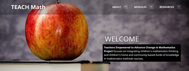 Teachmath homepage at teachmath.info