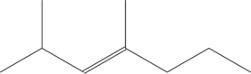 \chemfig{-[:30](-[:90])-[:-30]=[:30](-[:90])-[:-30]-[:30]-[:-30]}