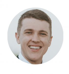Photopraph of young smiling man