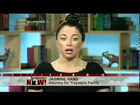 Thumbnail for the embedded element "Jasmine Rand, Attorney for Trayvon Martin Family, Interviewed About Case on Democracy Now!"