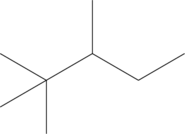 \chemfig{-[:30](-[:150])(-[:-90])-[:30](-[:90])-[:-30]-[:30]}